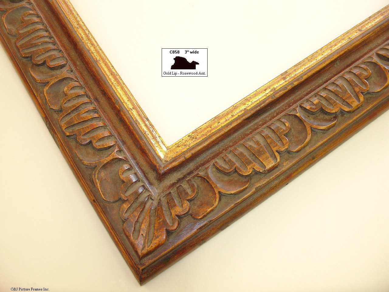 French Style Hand Carved Frames With Wood Finishes