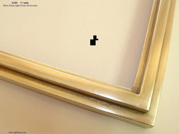 AMCI-Regence: CJFrames - Contemporary Frames - Gold Leaf - Black over Metal - Antique White - Ebony: A105