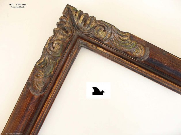 AMCI-Regence: CJFrames: French influenced hand carved frames with wood finishes: pf27