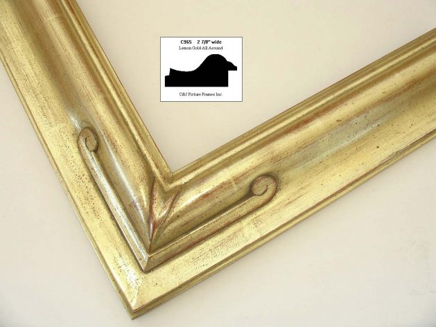 AMCI-Regence: CJFrames: Gold Leaf frames in a variety of styles Contemporary - Oriental - Hicks: c965